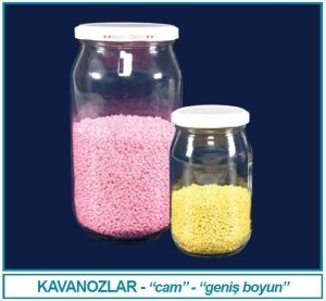 İsolab kavanoz - geniş boyun - nötr cam - şeffaf