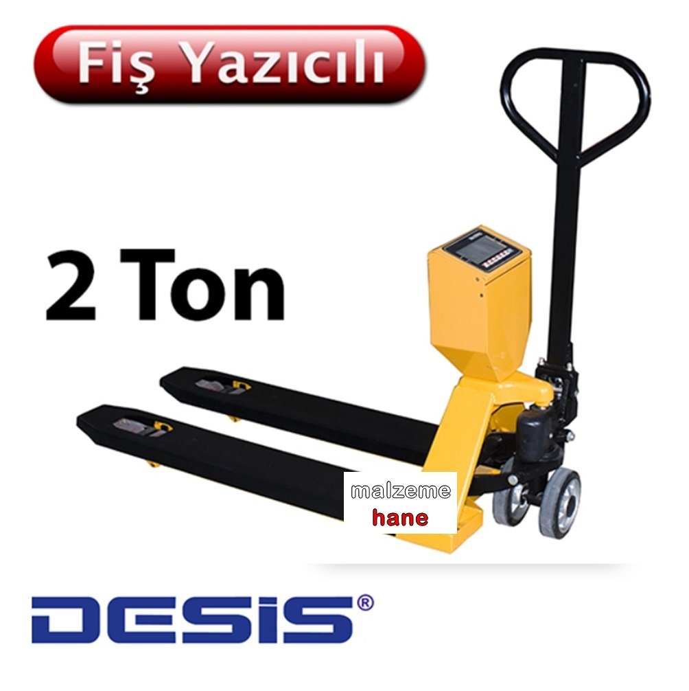 Desis TPVW-P Fiş Yazıcılı Transpalet Baskül