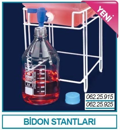 İsolab bidon standı - 062.25.910 kodlu 10 lt bidonlar için (1 adet)