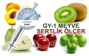 GY-1 Meyve Sertlik Ölçer Penetrometre