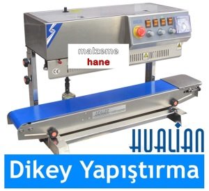 Hualian DİKEY Yürüyen Bantlı Otomatik Folyo ve Naylon Yapıştırma Makinası