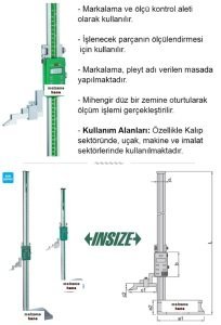 Insize Tek Sütunlu Dijital Mihengir 1150-300