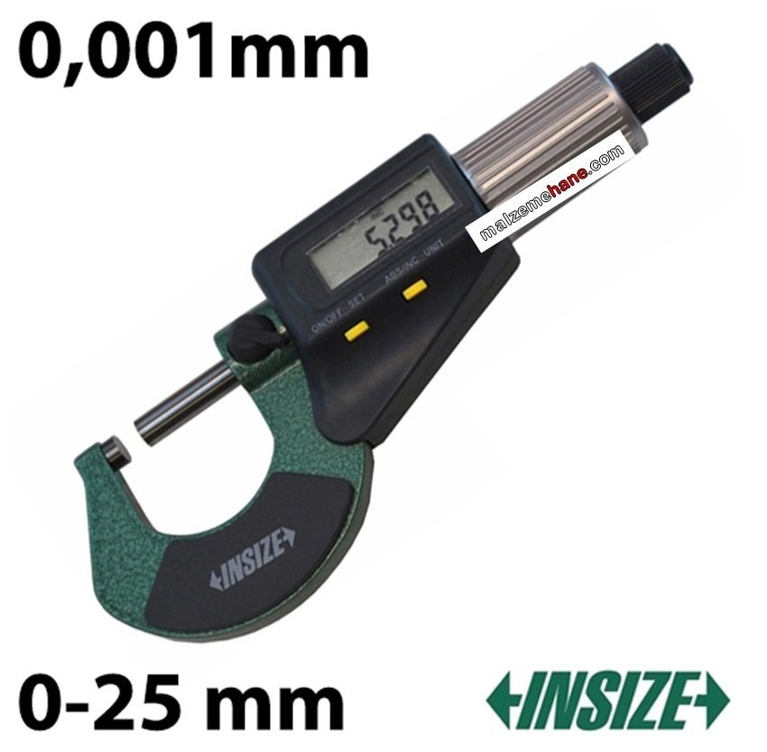 İnsize Dijital mikrometre 3109-25A