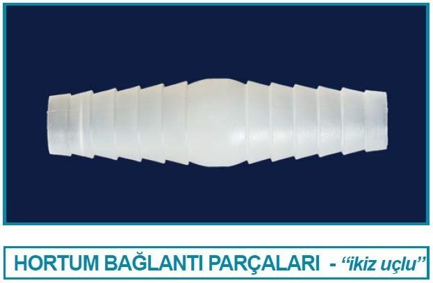 İsolab hortum bağlantı parçası - ikiz uç - 9 ile 13 mm (1 adet)