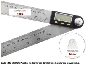 Loyka 5422-500 Dijital Açı Ölçer 50CM