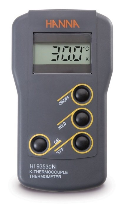 HANNA HI93551 Taşınabilir Tek Kanallı K, J, T Tipi Termokupl Termometresi