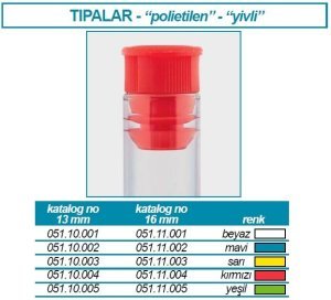 İsolab tüp tıpası - flanj (100 adet)