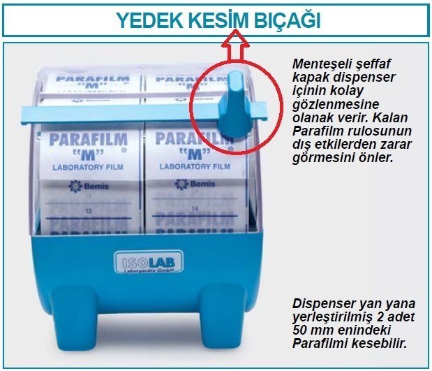 İsolab yedek bıçak - parafilm dispenseri için (1 adet)