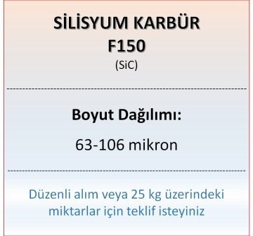 Silisyum Karbür F150 - SiC - 63-106mikron