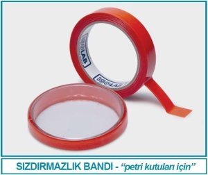 İsolab yapıştırma bandı - petri kutuları için (1 adet)