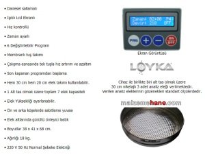 Loyka ESM-200 Elek Sallama Makinası