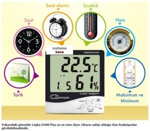 Loyka H100 Plus Sıcaklık ve Nem Ölçer