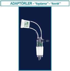 İsolab adaptör - alım - vakum için - eğimli (1 adet)