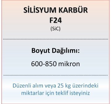 Silisyum Karbür F24 - SiC - 600-850mikron