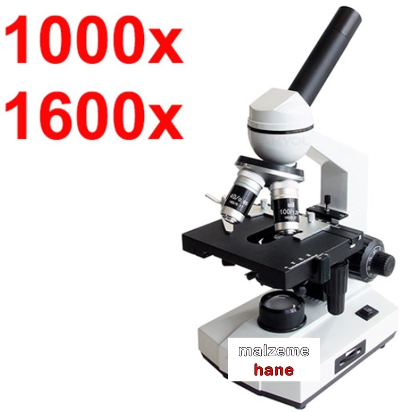 Monoküler Biyolojik Mikroskop Çeşitleri (1000x-1600x)