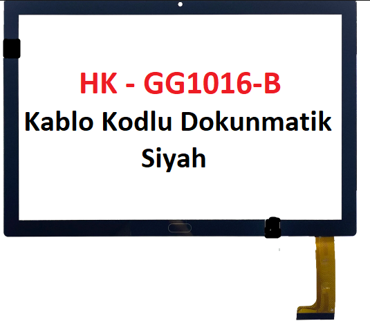 HK-GG1016-B Kablo Kodlu Dokunmatik Siyah