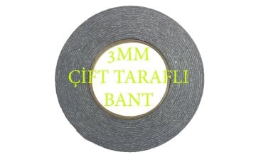 3mm Çift Taraflı Bant 30mt