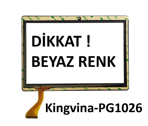 Kingvina-PG1026-FPC Kablo Kodlu Dokunmatik BEYAZ