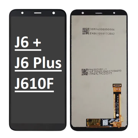Samsung Galaxy J6+ J6 Plus J610F Lcd Ekran Dokunmatik Siyah