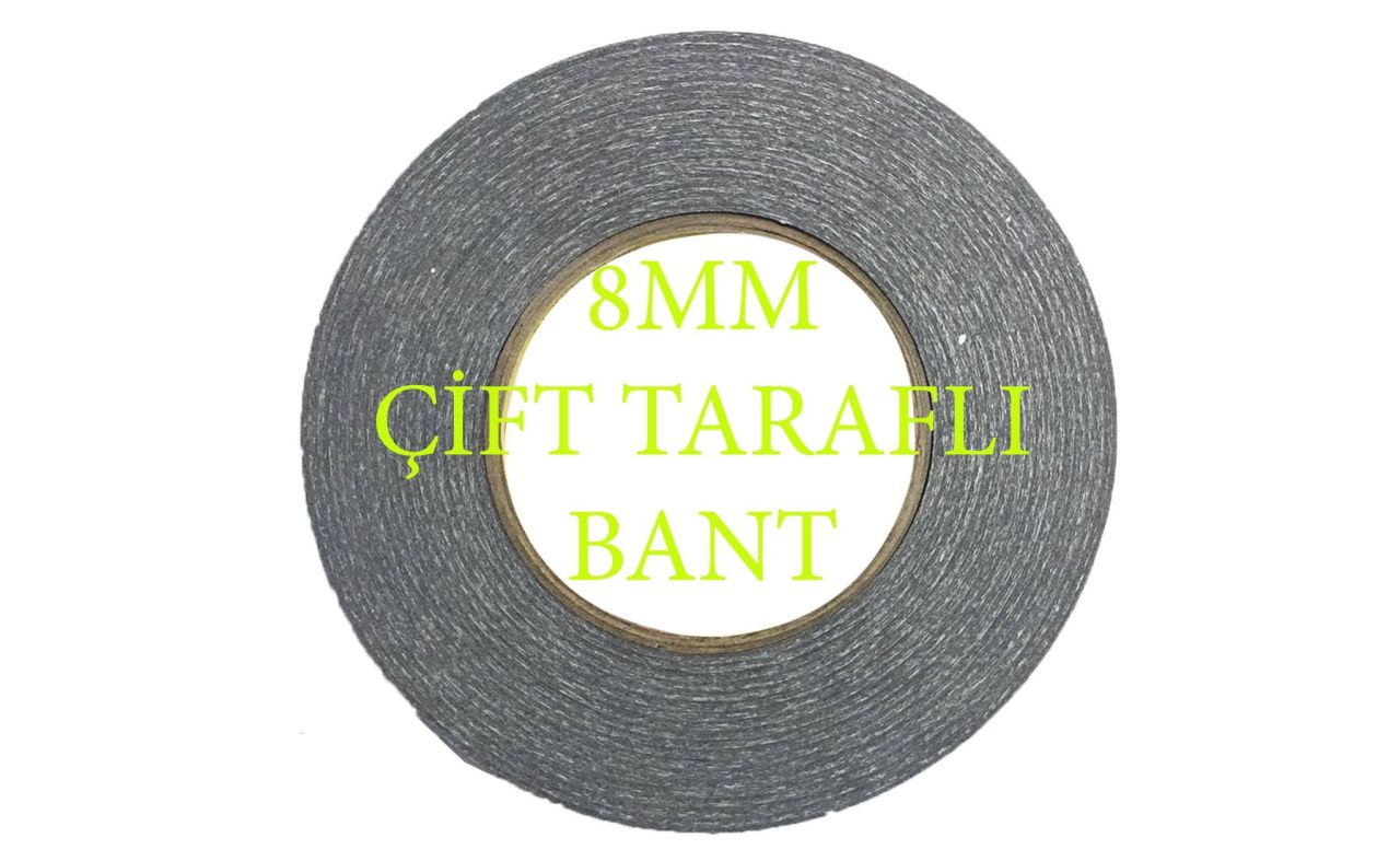 8mm Çift Taraflı Bant 30mt