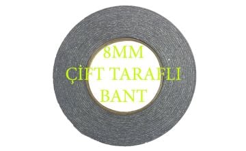 8mm Çift Taraflı Bant 30mt