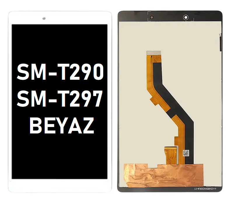 Samsung Galaxy Tab A 8 SM-T290 Lcd Ekran Dokunmatik Takım Beyaz