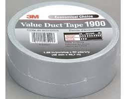 3M 50MM*50MT DUCK TAPE GRİ (1900) EKO