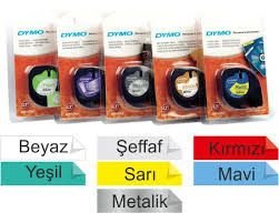 DYMO PLASTİK ETİKET 12MMx4MT