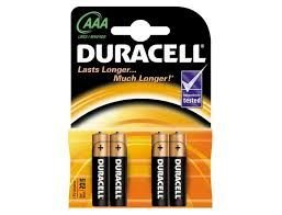 DURACELL AAA 4'LÜ ALKALİN PİL