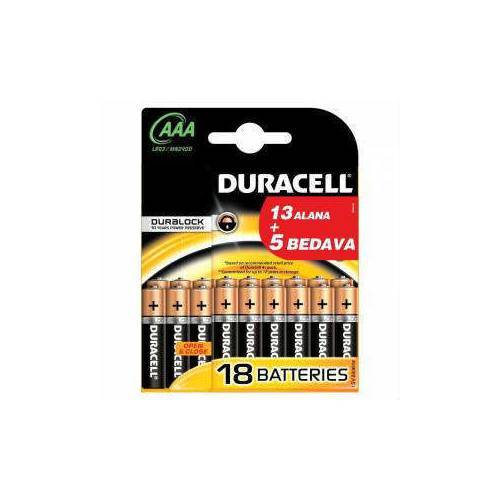 DURACELL AAA 18'LÜ ALKALİN PİL