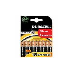 DURACELL AAA 18'LÜ ALKALİN PİL