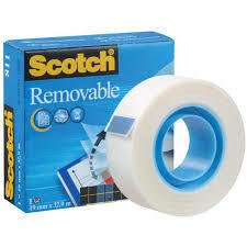 3M Scotch 811 Removable 19Mm X 33M.