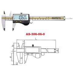 ASIMETO FULL EKRAN DİJİTAL KUMPAS