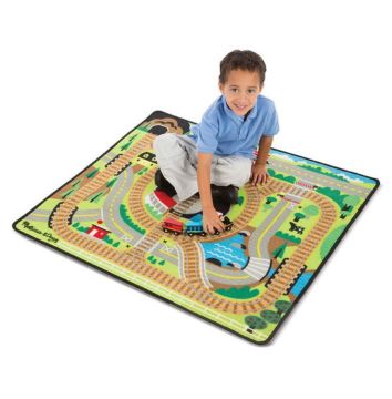 Melissa&Doug Oyuncaklı Oyun Halısı Seti - Tren