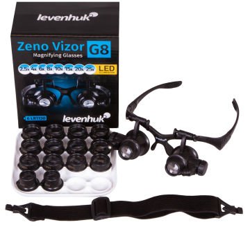 Levenhuk Zeno Vizor G8 Büyüteçli Gözlükler