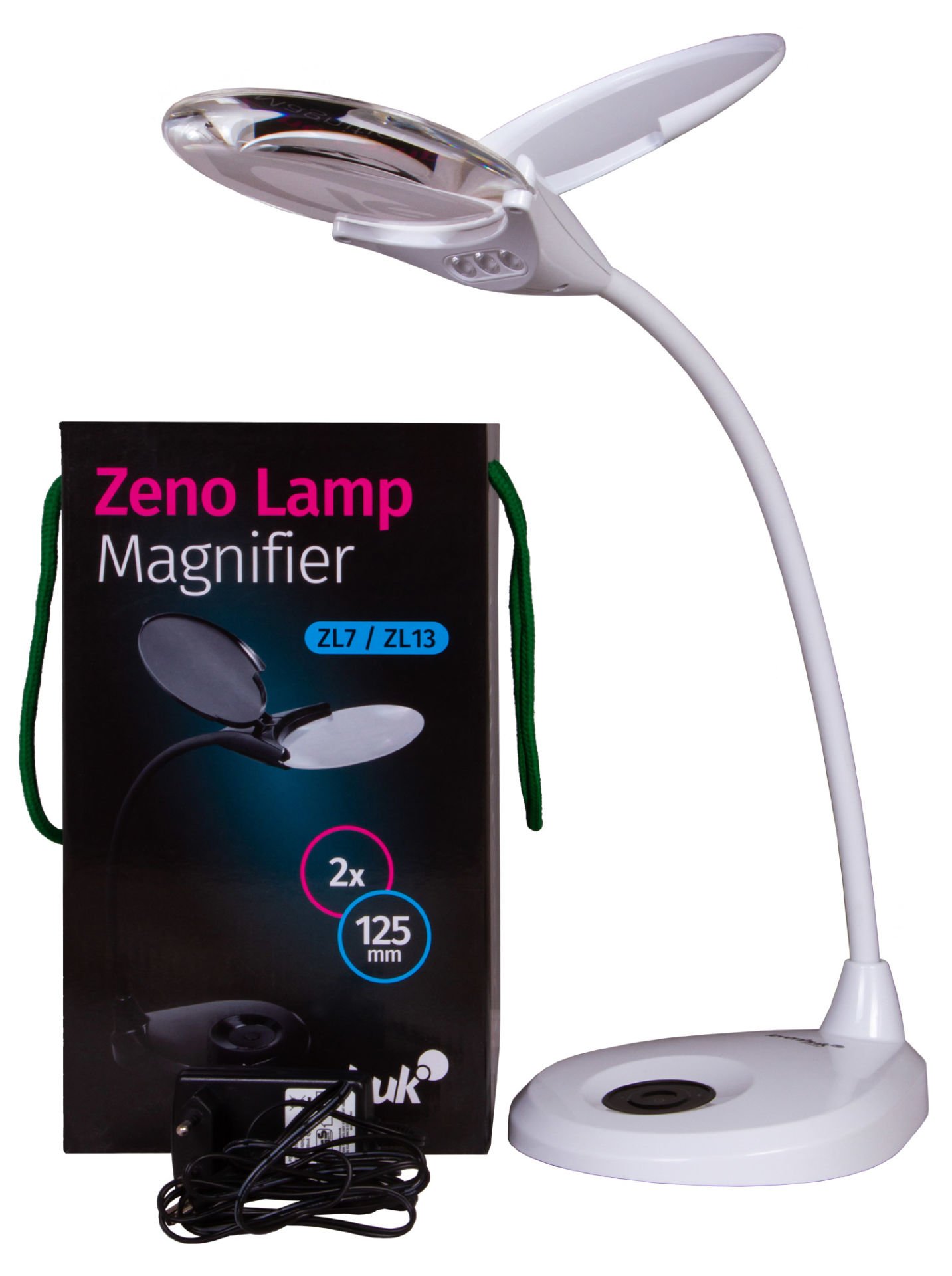 Levenhuk Zeno Lamp ZL13 Beyaz Büyüteç