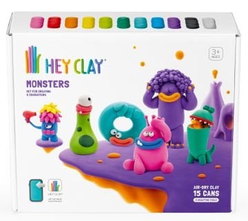 Hey Clay Hava ile Kuruyan Kil (15'li kutu) - Monsters