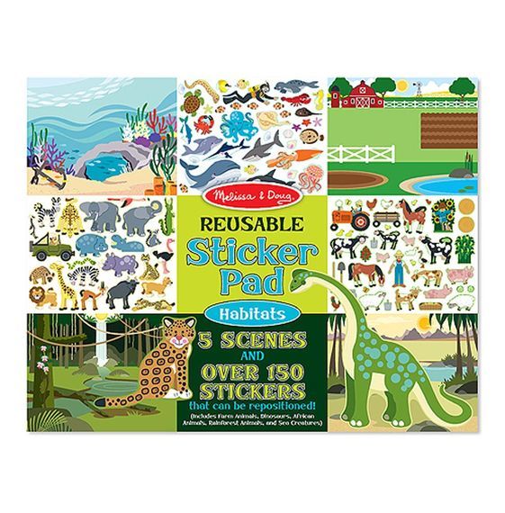 Melissa&Doug Tak Çıkar Çıkartma Kitabı - Hayvanlar