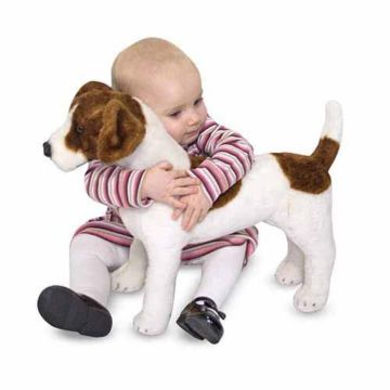 Melissa&Doug Dev Peluş Köpek - Jack Russel Terrier