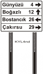 Köy Yön Levhaları