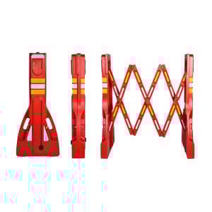 Kırmızı Akordiyon Bariyer (7001)