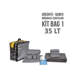 Kit Bag-1 35 Lt. Acil Durum Yağ ve Kimyasal Emici Döküntü Kiti