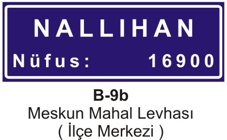Meskun Mahal Levhası (İlçe Merkezi )