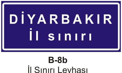 İl Sınırı Levhası