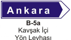 Kavşak İçi Yön Levhası