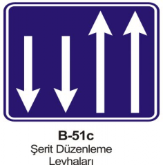 Şerit Düzenleme Levhaları