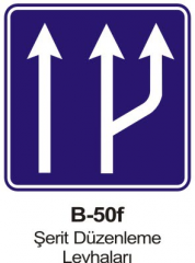 Şerit Düzenleme Levhaları