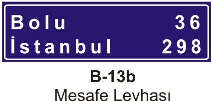 Mesafe Levhası