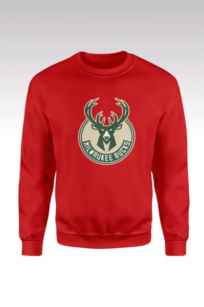 Milwaukee Bucks 133 Kırmızı Sweatshirt M