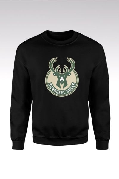 Milwaukee Bucks 133 Siyah Sweatshirt L